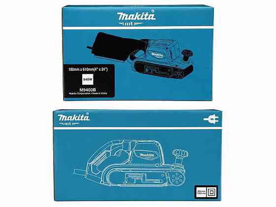 Ленточная шлифмашина Makita M9400B, 940 Вт, лента 100×610 мм, мешок для пыли Киев