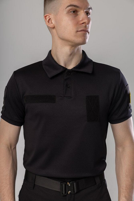 Мілітарі футболка кулмакс чорна чоловіча Pobedov Recon Київ - фото 2