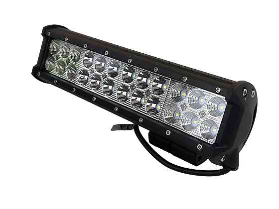 Фара комбо (ближній, дальній) (24 led, додаткова з кріпленням, прямокутна) світлодіодна Мукачево