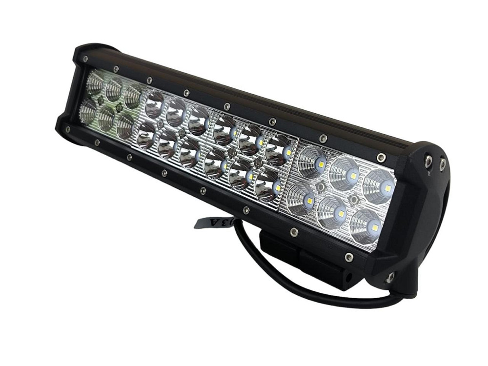 Фара комбо (ближній, дальній) (24 led, додаткова з кріпленням, прямокутна) світлодіодна Мукачево - фото 1