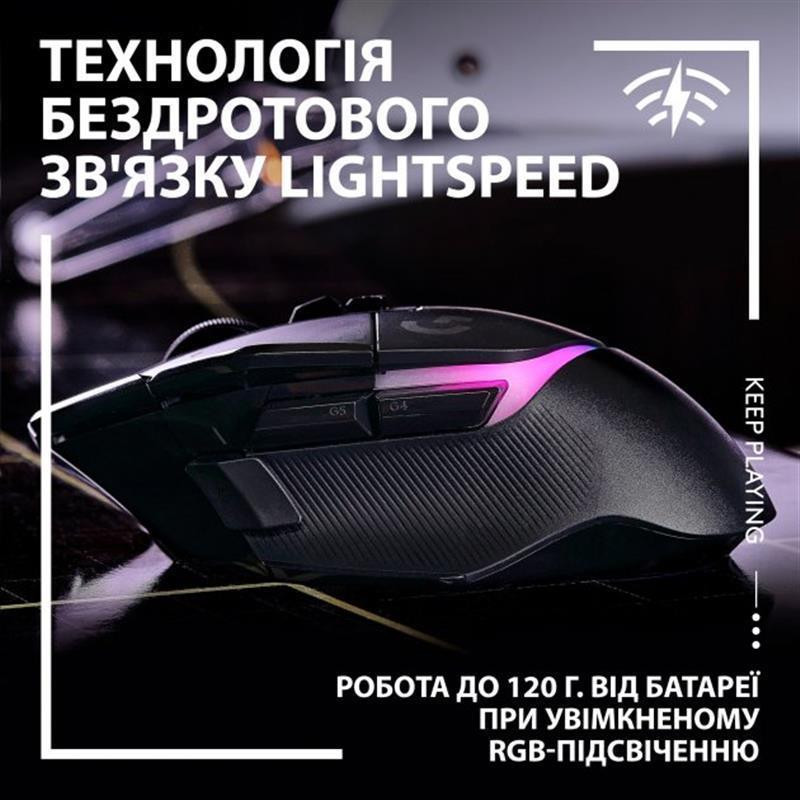 Миша Logitech G502 X Plus Black (910-006162) Чорний Харьков - изображение 4