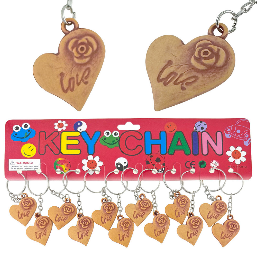 Брелок для ключей женский Сердце 12 шт Киев - изображение 1