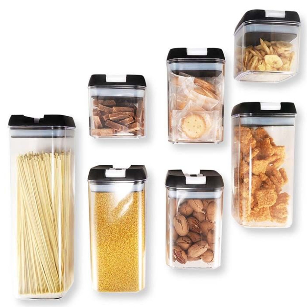 Набір контейнерів 7 шт для сипучих Food storage container / Органайзери для круп Київ - фото 9