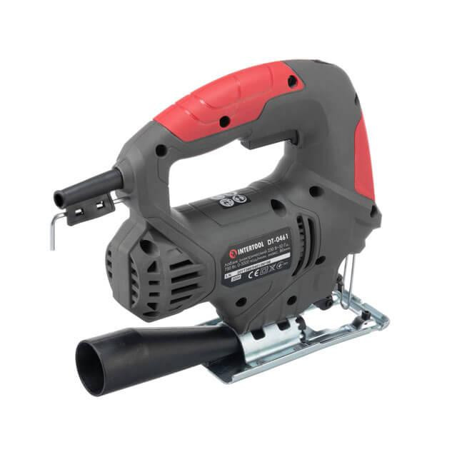Електролобзик, 0,75 кВт, 0-3000 хід/хв, глибина розпилу 80 мм INTERTOOL DT-0461 Київ - фото 4