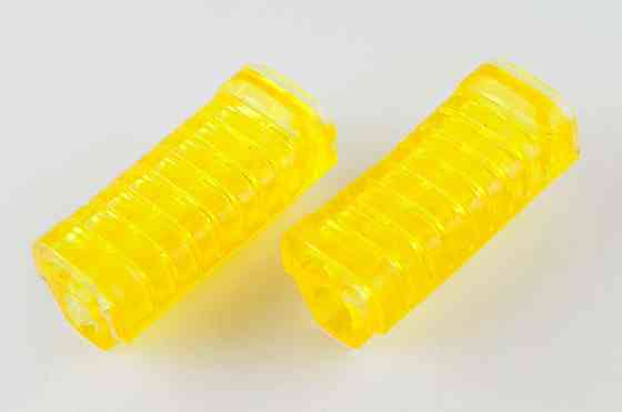 Гумки підніжок водія мопед Дельта (силіконові, жовті) Мукачево