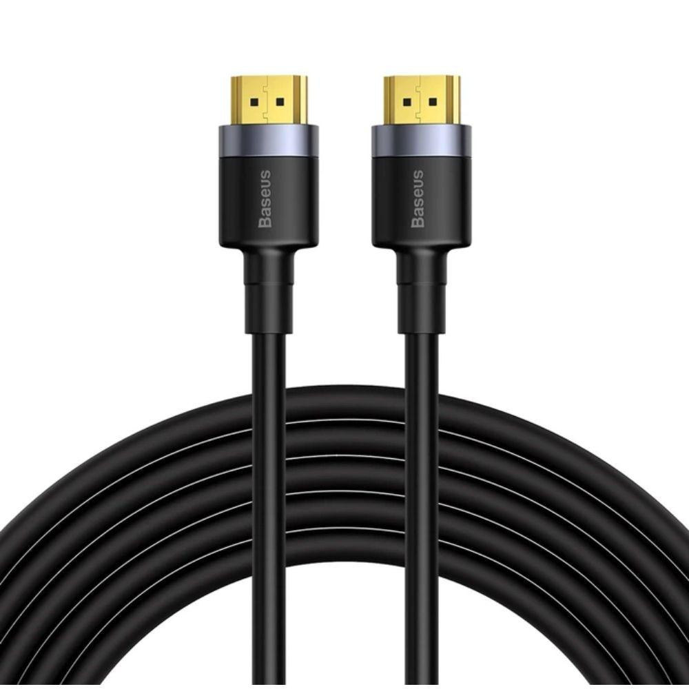 Кабель Baseus Cafule 4KHDMI Male To 4KHDMI Male Adapter Cable 5m Black Київ - фото 3