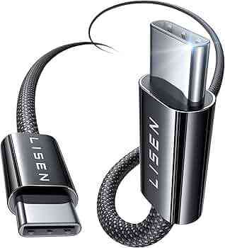 Кабель зарядний LISEN Type C - Type C 60W 1м Луцк