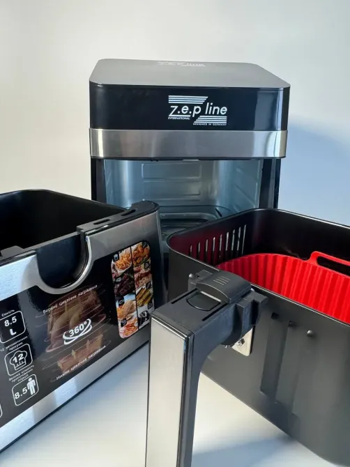 Мультифункциональная аэрофритюрница Zepline ZP-00344 на 13 л 4200 Вт Коломия - фото 2