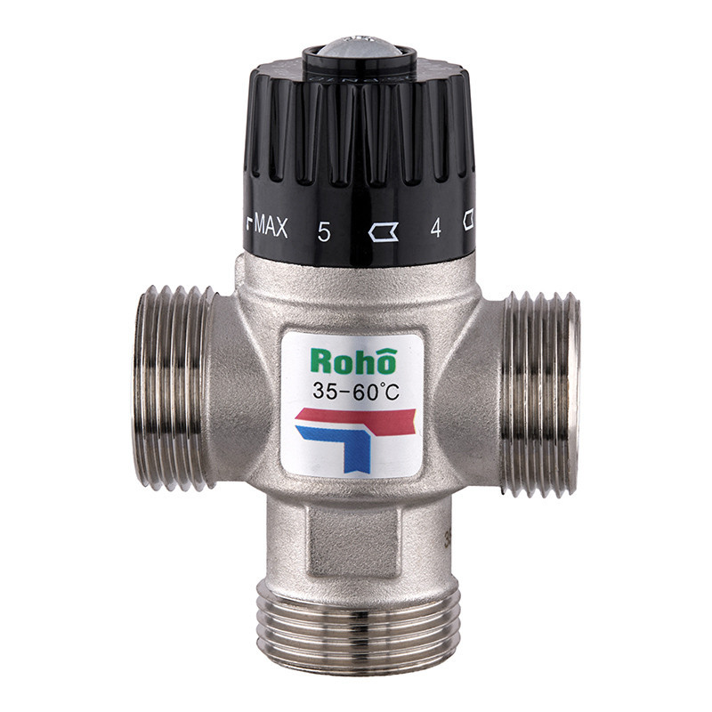 Клапан змішувальний Roho R1207-100 - 1" ЗР термостатичний (35-60*C) (RO1022) Київ - фото 3