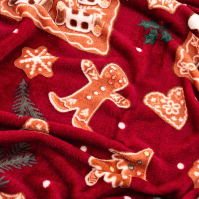 Плед Ardesto Christmas Flannel 160х200см, 100% поліестер, імбирні будиночки (ART0121PB) Вінниця - фото 4