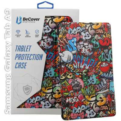 Чехол для планшета BeCover Smart Case Samsung Tab A9 SM-X115 8.7" Graffiti (709914) Винница - изображение 1