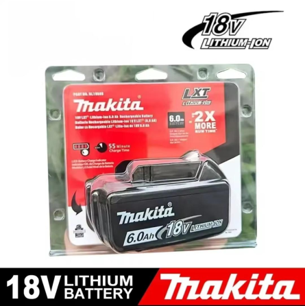 Аккумулятор для продукции Makita LXT BL1860B 18V 6.0Ah Li-ion Battey (в блистере) Черный Киев