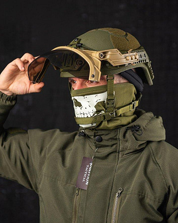 Захисні Фліп — Окуляри VULPO з прозорими полікарбонатними лінзами 2.47 ммВТ7642 Київ - фото 2