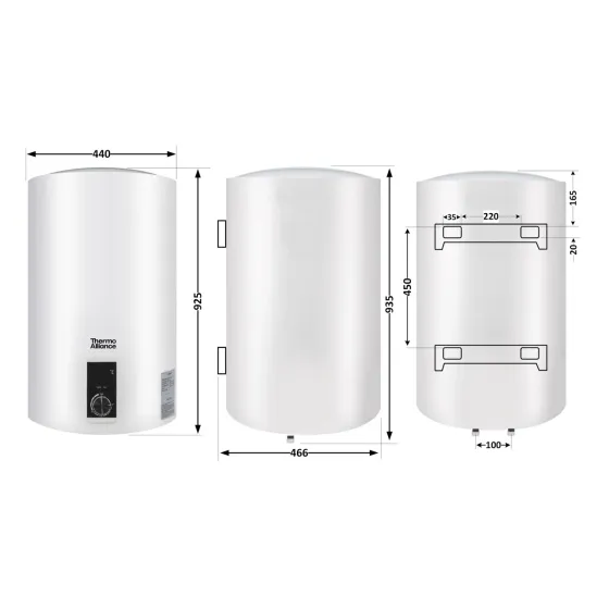 Водонагреватель электрический Thermo Alliance 100 л вертикальный, сухой ТЭН 2,0 кВт D100V20J3(D)K Киев