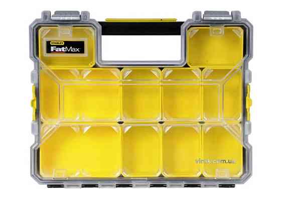 Органайзер "FatMax ShalIow Pro Metal Latch" пластмас. вологостійкий з метал. замками;44,6х7,4х35,7см Одеса