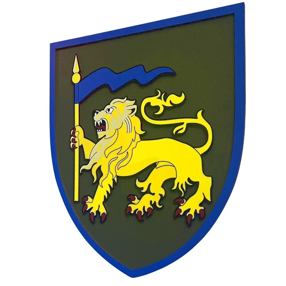 Настінний герб 60 ОМБр 292*334 мм Запоріжжя - фото 3