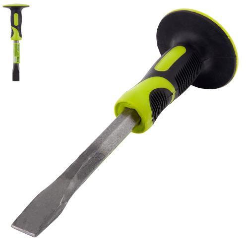 Зубило для каменю плоске 250х16х20мм із захисною рукояткою Alloid Одесса - изображение 1