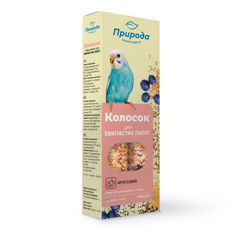 Корм для волнистых попугаев Колосок 