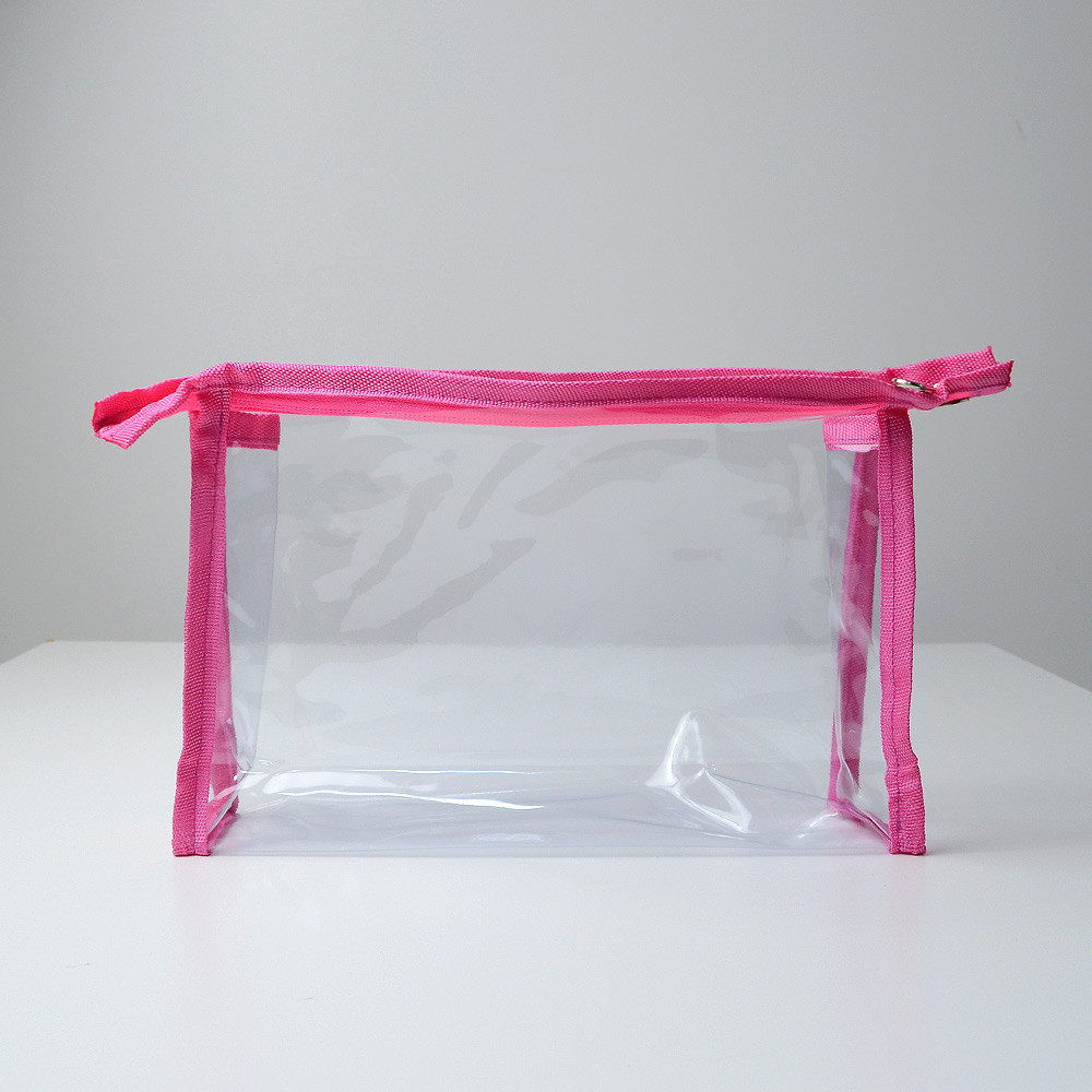 Набор силиконовых косметичек для путешествий 2шт (Розовый) Сумы - изображение 6