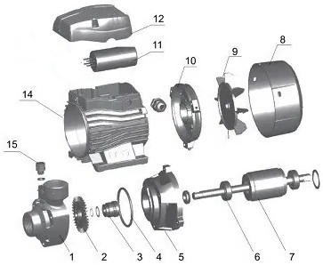 Насос вихровий VOLKS pumpe QB60 NEW 0,37кВт Тернопіль - фото 6