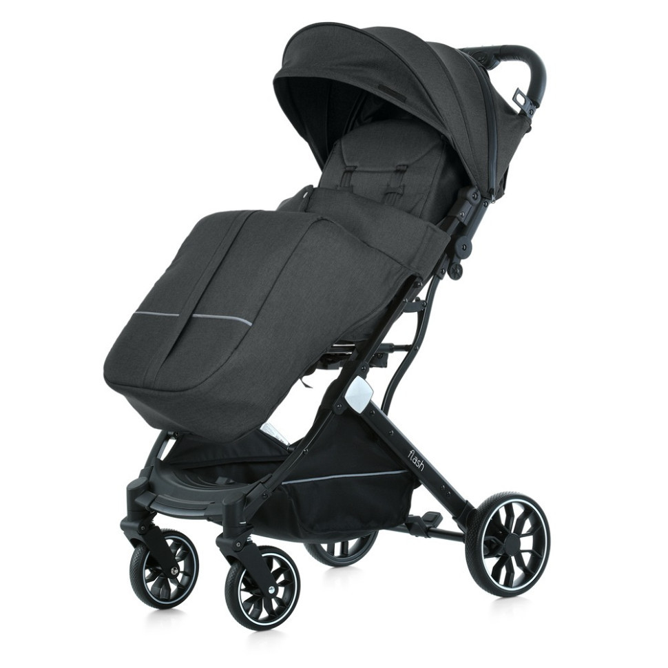 Дитяча прогулянкова коляска FLASH M 5727-1 Almost Black Вінниця - фото 10