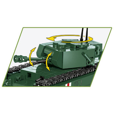 Конструктор Cobi Друга Світова Війна Танк Mk IV Черчилль (A22), 315 деталей (COBI-2717) Вінниця - фото 6