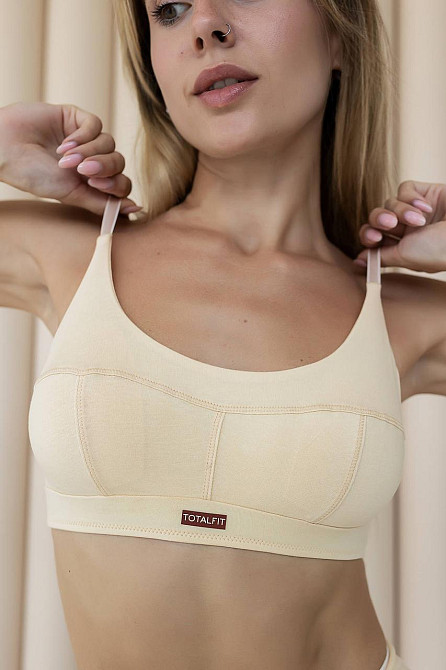 Топ жіночий TotalFit T53-KHL10 Бежевый, XS Киев - изображение 1