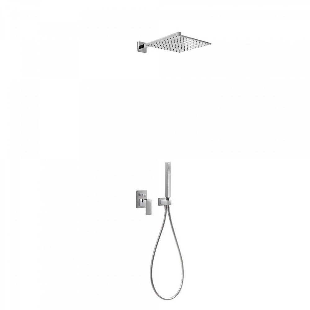 Душова система TRES CUADRO-TRES 106980 прихованного монтажу,два споживача,лійка 300*300мм Spain (000004871) Киев - изображение 3