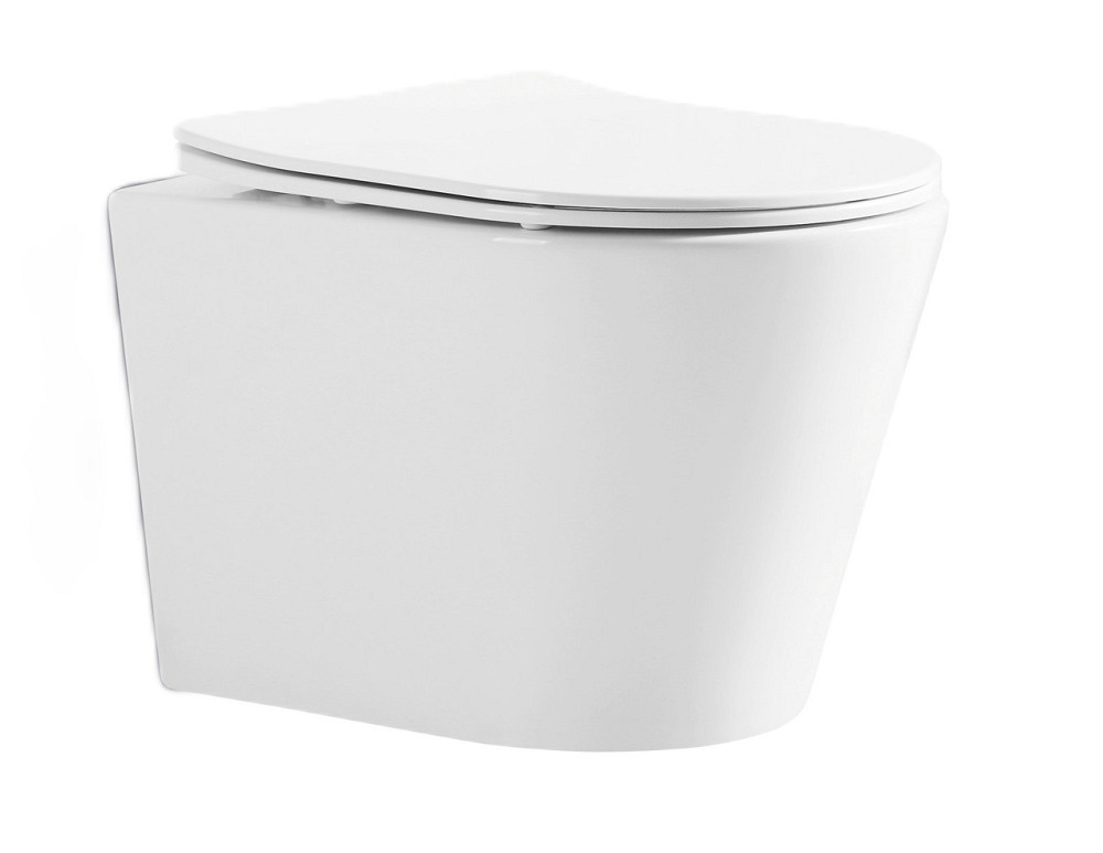 Унитаз подвесной Mixxus BEVEL-0302-R 520x360x365mm, система смыва RIMLESS (MI6709) Киев - изображение 3