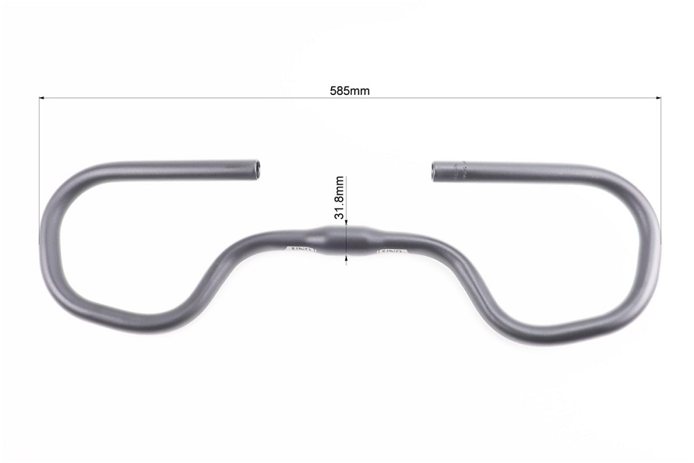 Кермо TREKKING 31,8x585мм, алюмінієве, чорне AL-069 Киев - изображение 3