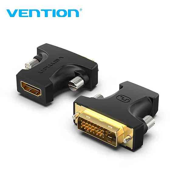Відеоадаптер відео перехідник адаптер Vention HDMI "мама" - DVI "тато" Adapter Black AILB0 Одеса