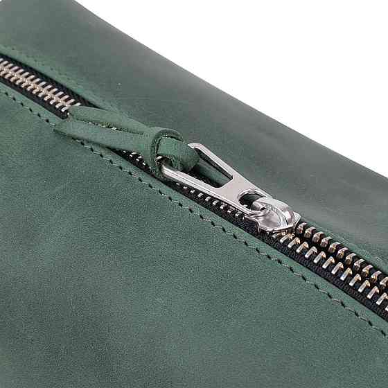 Шкіряна косметичка унісекс GRANDE PELLE 11573 Зелений Київ