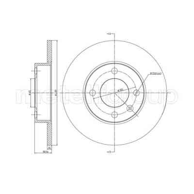 Тормозной диск METELLI 23-0054 Винница