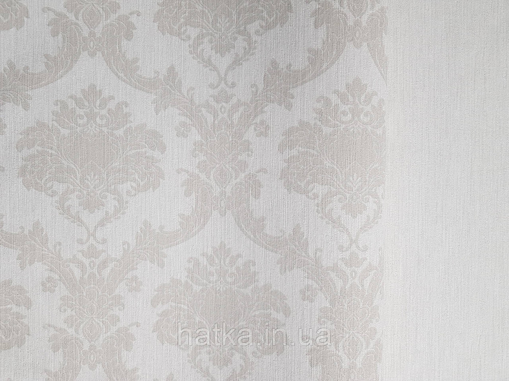 Шпалери вінілові на флізелін Rasch Ornament 1.06х10 вензелі завитки класика бежеві 973112 Київ - фото 2