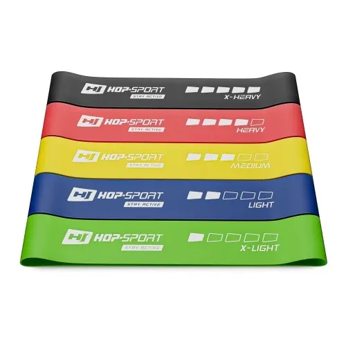 Набор резинок для фитнеса 600x50 мм Hop-Sport L650-4 Киев - изображение 2