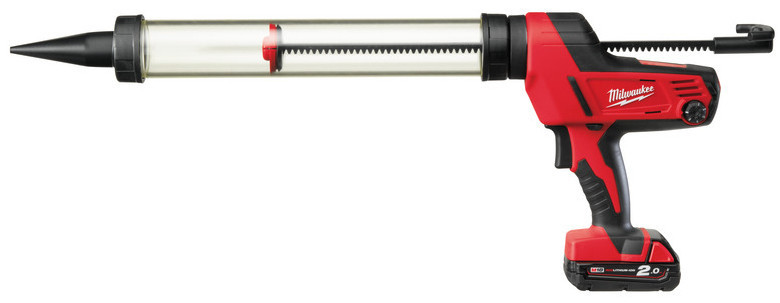 Пістолет для герметиків акумуляторний MILWAUKEE, C18 PCG/600T-201B, 600мл (зарядний пристрій М12-18 С, 1 акумулятор М18 В 2Аг, п Одеса - фото 3