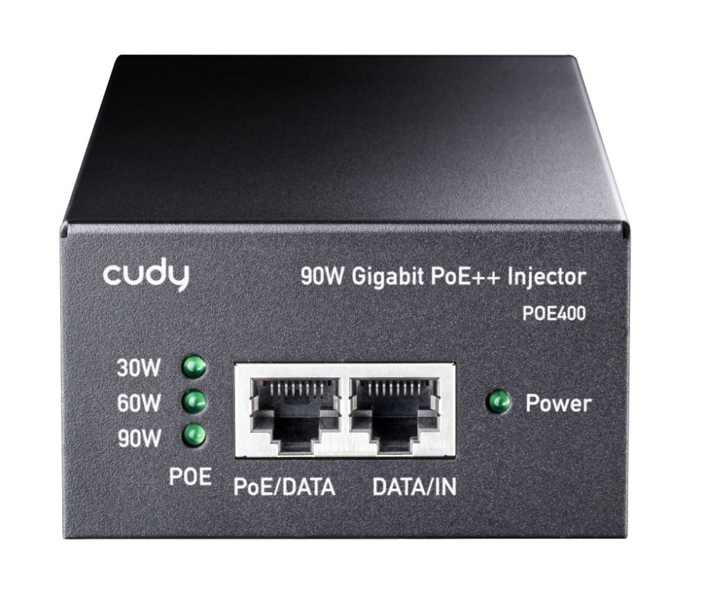 Адаптер PoE Cudy Iнжектор POE400, 90W Gigabit PoE+/PoE Injector Винница - изображение 2