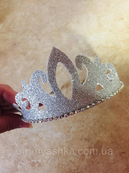 Диадема на обруче Корона с глиттером Кривой Рог - изображение 7