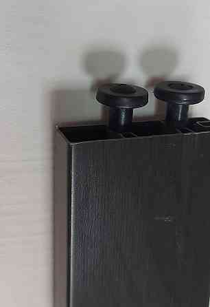 Дверь гармошка глуха  Vinci Decor MELODY Єспрессо 820х2030х6мм Дніпро