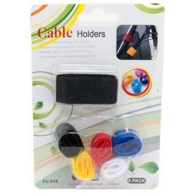 Держатель для кабеля Extradigital Cable Holders CC-918 (Color Set) * 6 (KBC1728) Винница - изображение 1