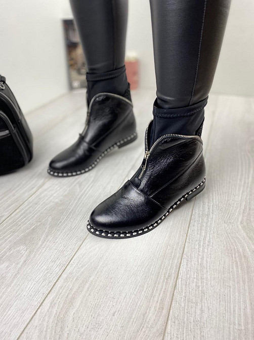 Olli Черевики жіночі OLLI чорні натуральна шкіра 37р. (K-133-10120) Коломыя - изображение 8