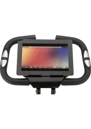 Велотренажер магнітний Gymtek FX600 складаний з еспандерами чорний із жовтим Київ