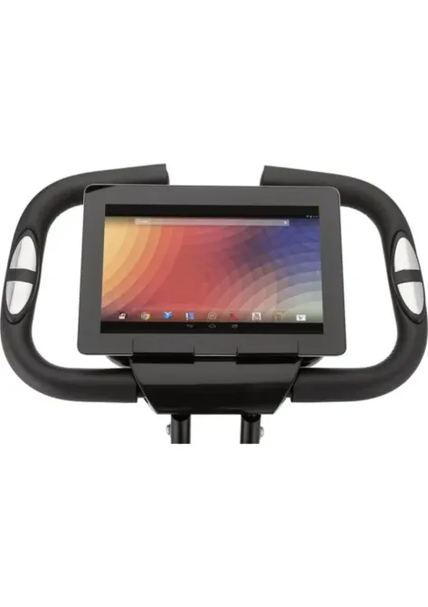 Велотренажер магнитный Gymtek FX600 складной с эспандерами черный с желтым Киев - изображение 4