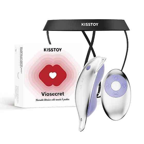 Вібратор у трусики KISSTOY Viosecret, пояс для фіксації та пульт ДК у комплекті Sex Aura Київ