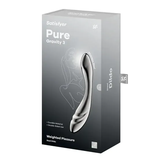 Металевий дилдо Satisfyer Pure Gravity 3 Львів