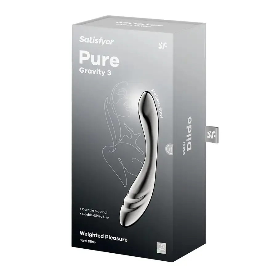 Металевий дилдо Satisfyer Pure Gravity 3 Львів - фото 5