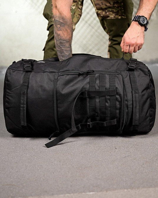 Тактичний рюкзак-баул X-TACTICAL black ПП4724 Одеса - фото 8