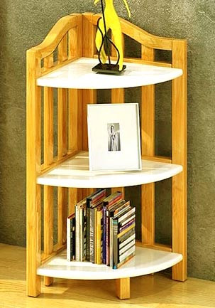 Стеллаж угловой для ванной 