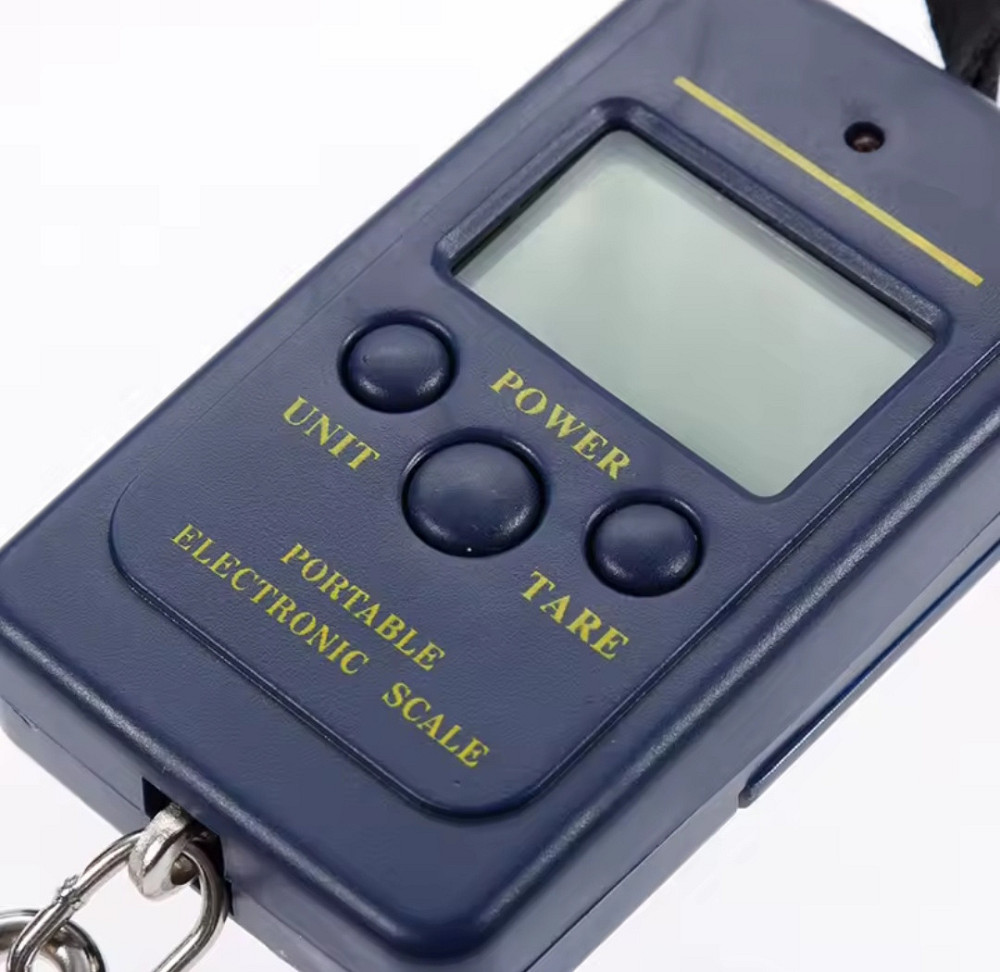 Электронные весы-кантер диапазон 10г- 50 кг на батарейках 8 на 5 см синий Киев - изображение 5
