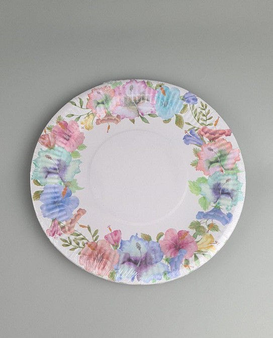 Тарелка бумажная 23см